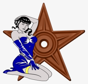 Barnstar Pin-up - Cafepress Pinup Girl Twin Duvet Cover