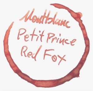 Montblanc Petit Prince Red Fox - Montblanc Le Petit Prince Ink