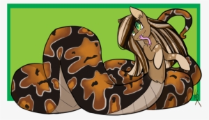 Katiex-factor, Female, Green Eyes, Lamia, Looking At - Cartoon