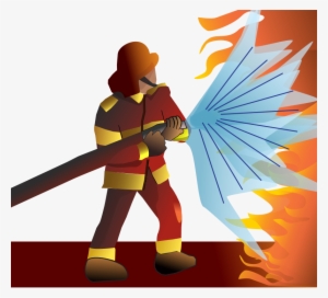 Art Fireman - Fire Rescue Firefighter Clipart