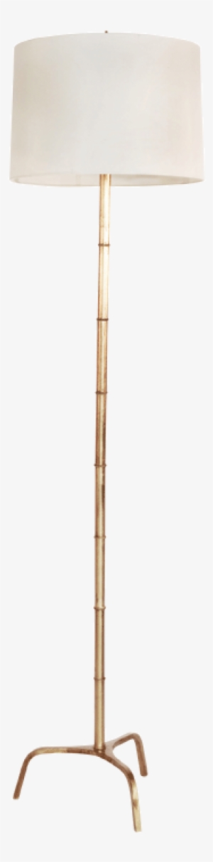 Gold Leaf Bamboo Floor Lamp - Lampshade