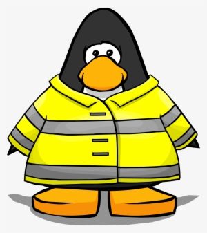Firefighter Jacket From A Player Card2 - Club Penguin Firefighter