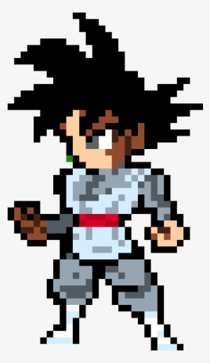Goku Black - Pixel Art Dragon Ball Black Goku