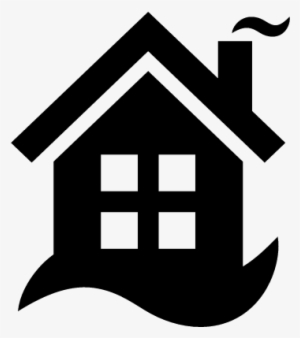 House With Chimney Vector - Home Symbol