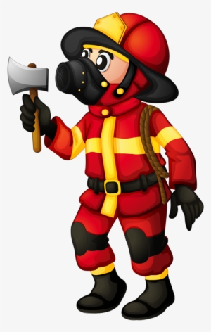 1 - Fireman Clip Art .png