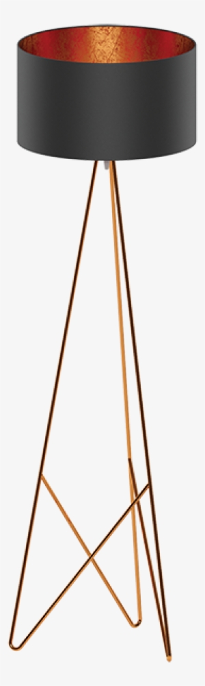 Floor Lamps - Lamp Black And Copper