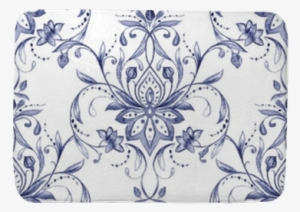Paisley Seamless Pattern, Watercolor Decorative Motif - Gülbahce: Her Yas Icin Boyama, Desen Ve Tezhip Tamamlama