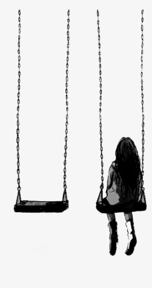 Report Abuse - Girl On Swing Png