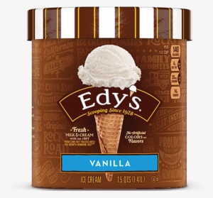Vanilla - Edy's Ice Cream Chocolate Brownie