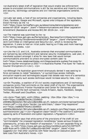 Tech Companies Bristle At Australia's Crypto Legislation - Mistä On Äidit Tehty