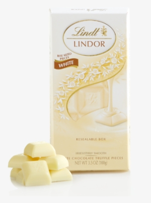 White Chocolate Lindor Bar - Lindt Lindor White Chocolate Bar