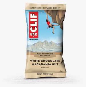 White Chocolate Macadamia Nut Flavor Packaging - White Macadamia Nut Clif Bar