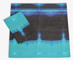 Marfa Napkin Set In Teal / Black