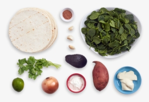 Spinach & Sweet Potato Quesadillas With Queso Oaxaca - Egg