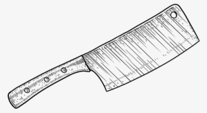 Echo & Rig Provides Top-tier Meat Obtained From A Network - Butcher Shop Knife Line Art