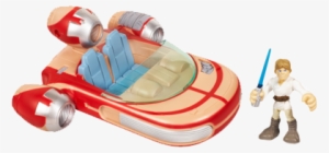 Star Wars Jedi Force Playskool Heroes Landspeeder With - Star Wars Jedi Force Playskool Heroes Landspeeder