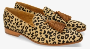 Loafers Prince 8 Hair On Leo Beige - Slip-on Shoe