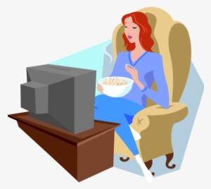Quia Action Verbs - Watch Tv Cartoon Png