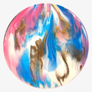 One Fine Day Circular Resin Art