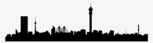 Johannesburg Skyline Silhouette