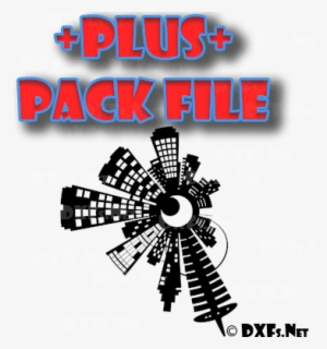 Dxf264-p City Building Silhouette Circular Moon Modern - Half Circle Design Cnc