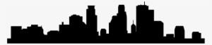Minneapolis / St - Minneapolis Skyline Silhouette