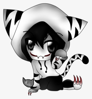Jeff The Cute White Tiger By Lisica - Anime Chibi White Tiger
