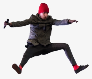 Here Is A Transparent Jumping Bean For Your Blog - Tyler Joseph Jumping