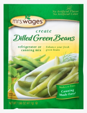Wages® Dilled Green Beans - Mrs. Wages Dilled Green Beans Refridgerator Or Canning