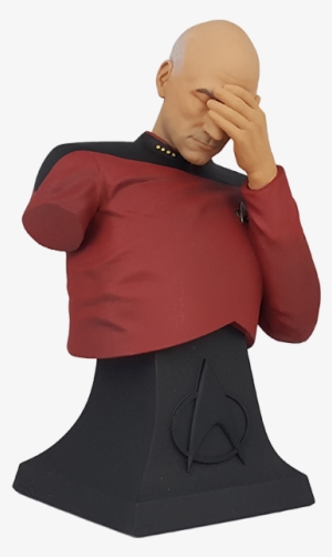 Star Trek The Next Generation Captain Picard Facepalm - Star Trek: The Next Generation