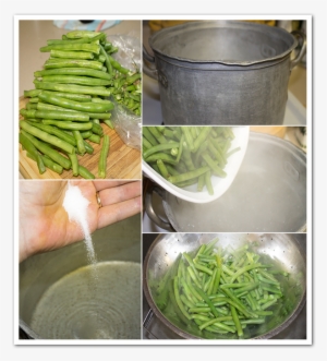 Clean And Cut The Ends Of The Beans - Leaf Vegetable