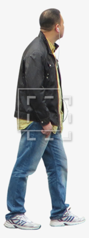 Man In A Leather Jacket - Architecture Entourage