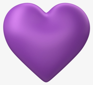 Purple Wedding Heart Clip Art - Purple Heart No Background
