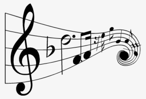 Drawn Music Notes Jazz - Music Notes Black And White