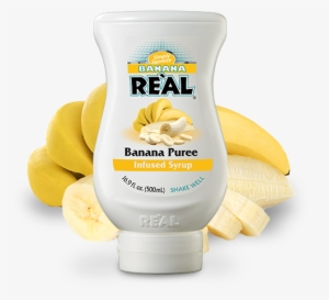 Reàl Ingredients Product Image Banana - Re'al Infused Syrup, Mango Puree - 16.9 Fl Oz Bottle