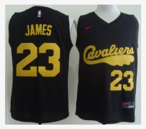 #23 Lebron James Cavs Jersey Black