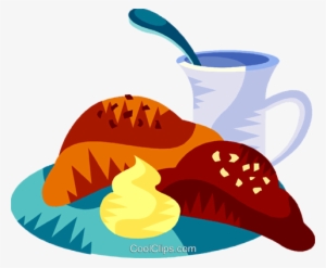 French Breakfast Royalty Free Vector Clip Art Illustration - French Breakfast Clip Art