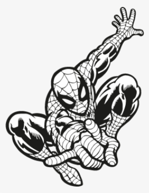 Spider-man Black Vector Logo - Spider Man Vector