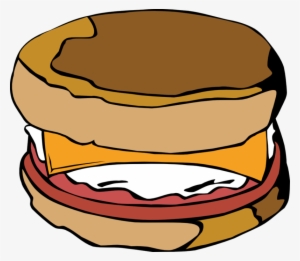 Breakfast Clipart Images - Bacon And Egg Sandwich Clip Art