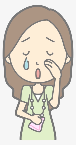 Black And White Library Clipart Crying Female Big - It's Hot