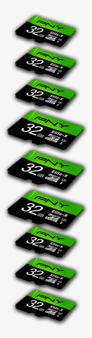 Mini Micro Sd Micro Sd Card Sd Cards Sd Card Png Transparent - Pny 32gb Microsd Class 10 / Uhs-1 Memory Card