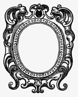 Decorative Borders Picture Frames Drawing Ornament - Ornate Picture Frame Drawing