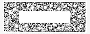 Zoom Ornate Border Rubber Stamp - Openclipart