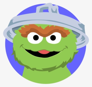 Sesame Street Sign Png Download - Oscar The Grouch Circle
