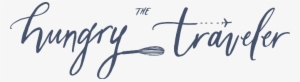 The Hungry Traveler - Calligraphy