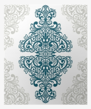 Vector Vintage Ornate Border Frame Card Cover Poster - Arabic Pattern Card