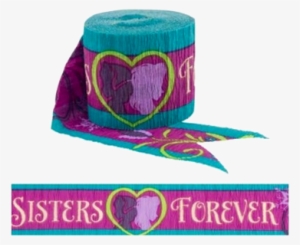 Frozen Party Crepe Streamers - [single Pack] Crepe Paper Streamer Roll Sisters Forever