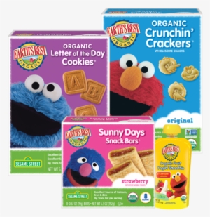 No Genetically Modified Ingredients - Earth's Best Sesame Street Crunchin' Crackers - Original