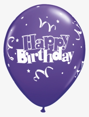 11" Round Special Assorted Birthday Streamers & Stars - 16th Birthday Png