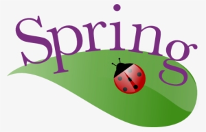 Spring Ladybug On A Leaf Clip Art - Spring Clip Art Vector
